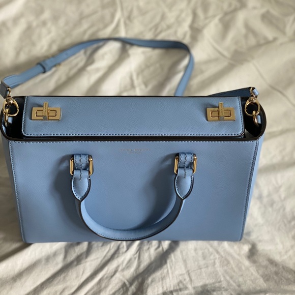 Henri Bendel W57 leather turn lock bag - Picture 2 of 5